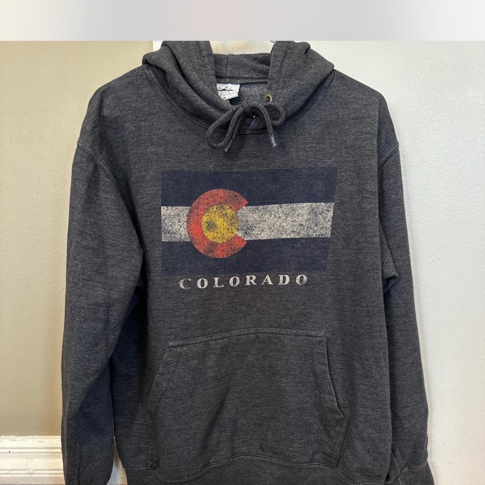 Gray Colorado State Flag Sweatshirt